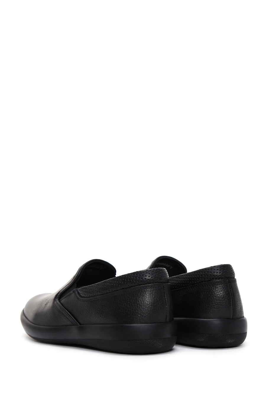 Erkek Siyah Deri Casual Loafer