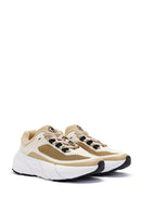 ACBC x Derimod Women's Beige Lace-Up Sneakers | Derimod