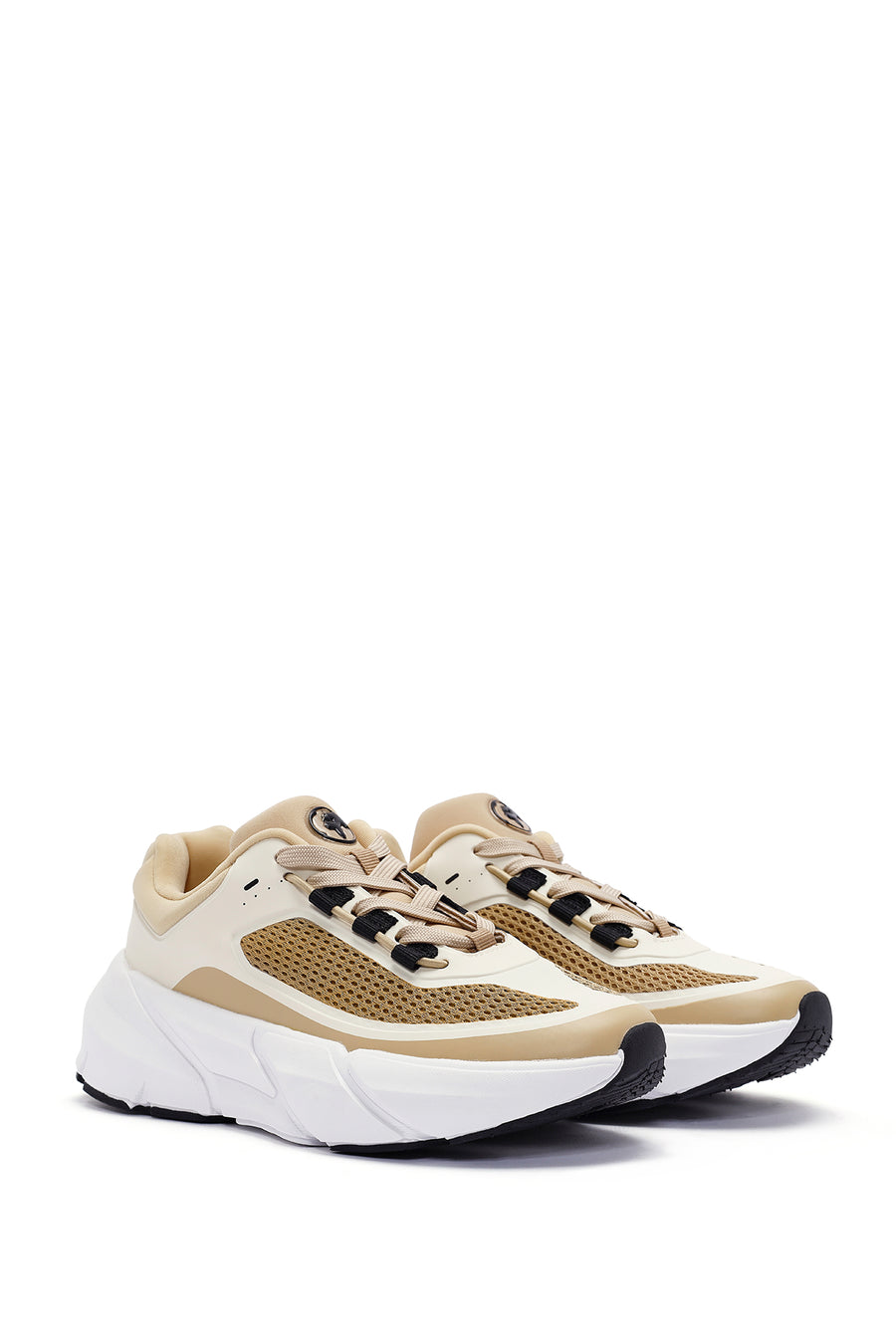 ACBC x Derimod Kadın Bej Bağcıklı Sneaker