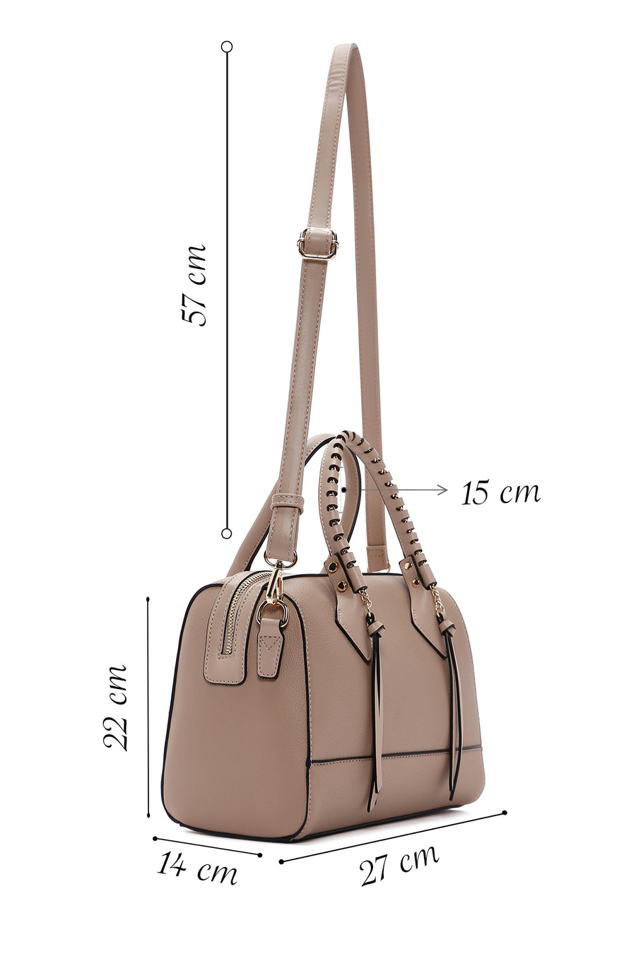 Women's Beige Shoulder Bag