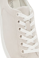 Women's White Lace-Up Sneaker | Derimod