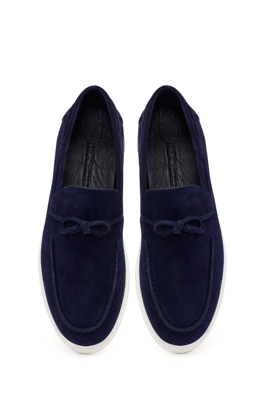 Men's Navy Blue Suede Leather Casual Loafer