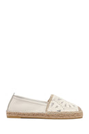 Woman Cream Patterned Espadrilles | Derimod