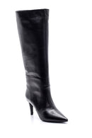 Women's Leather Heeled Boots | Derimod