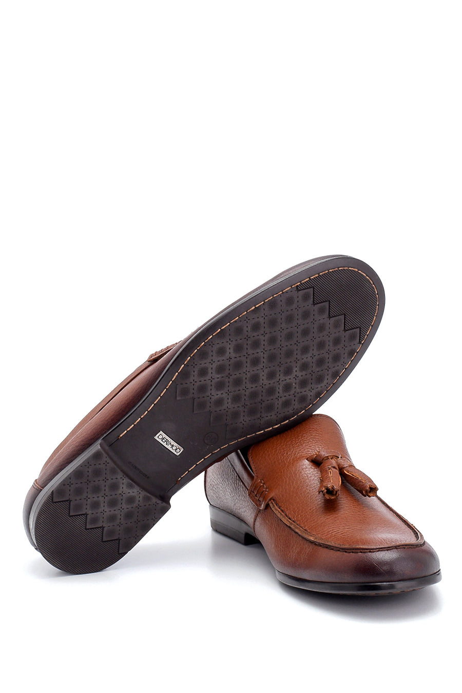 Men's Leather Tassel Detailed Loafer