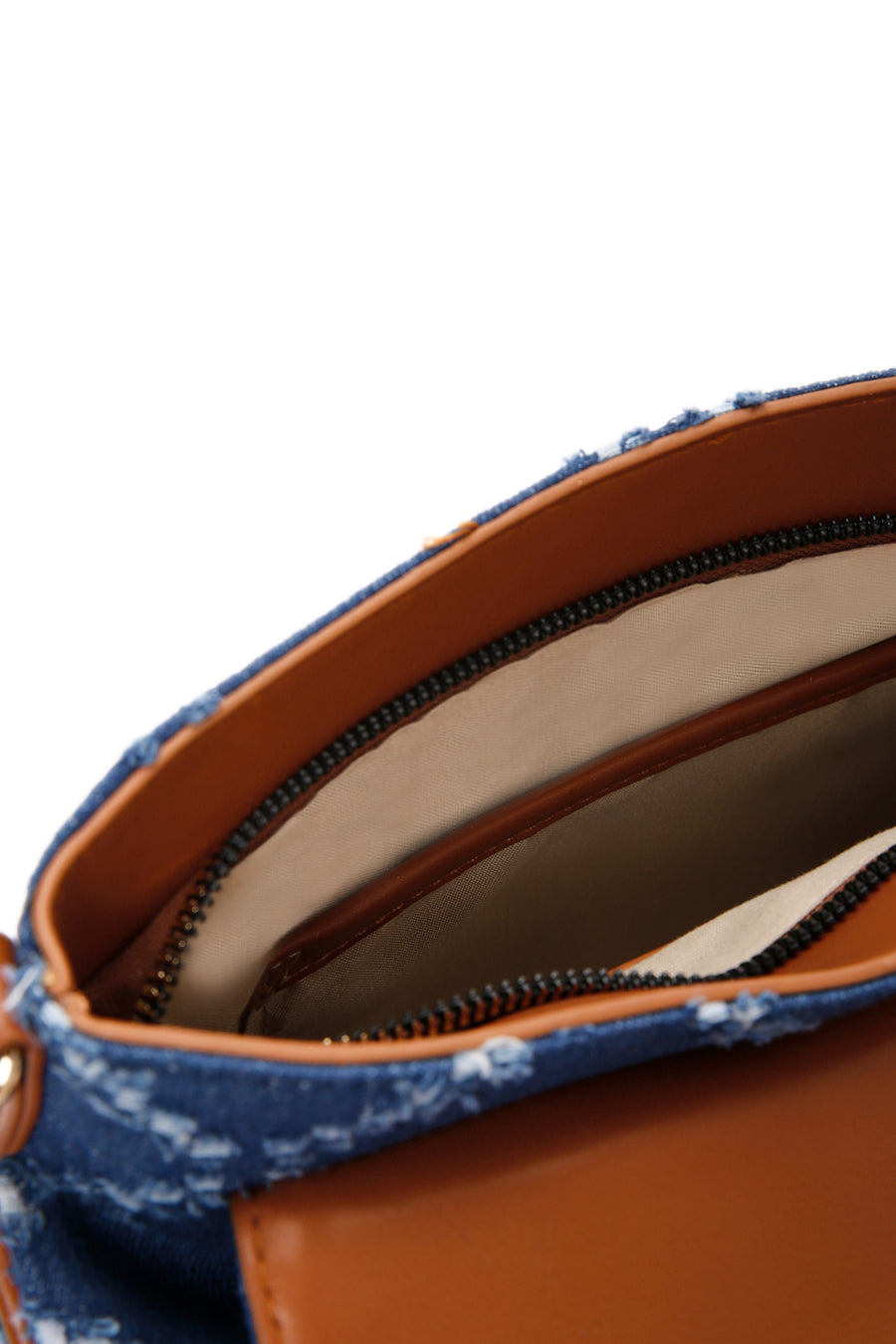 Women's Blue Long Strap Jean Fabric Shoulder Bag