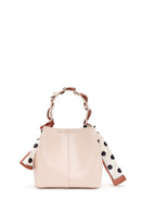 Women's Beige Long Strap Crossbody Bag with Accessory Detail | Derimod