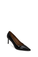Woman Black Thin-Heeled Patent Leather Leather Stiletto | Derimod