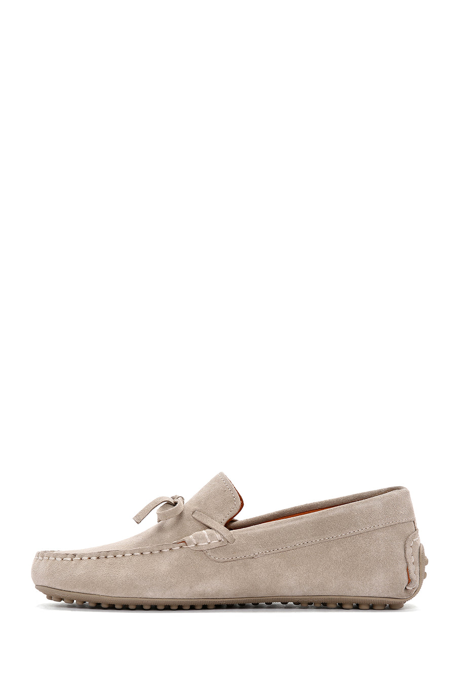Men's Beige Suede Leather Casual Loafer