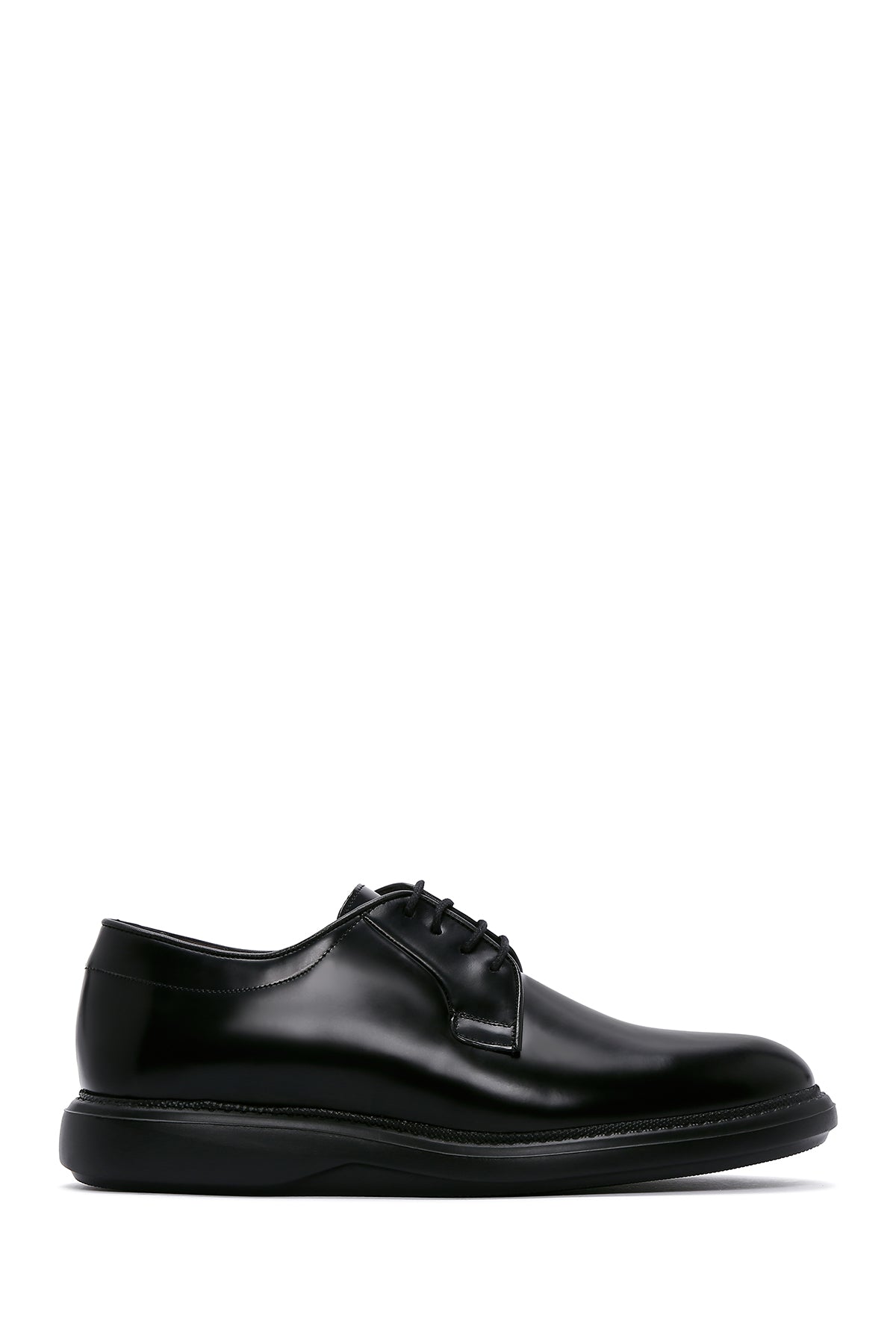 Men's Black Patent Leather Casual Shoes 23WFD676022 | Derimod