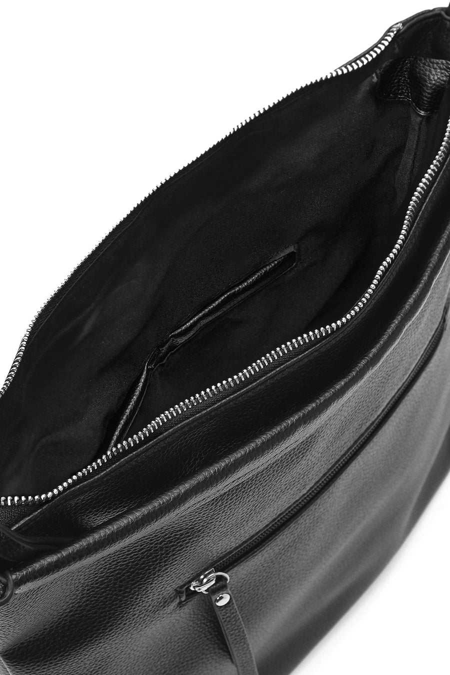 Women's Black Long Strap Shoulder Bag