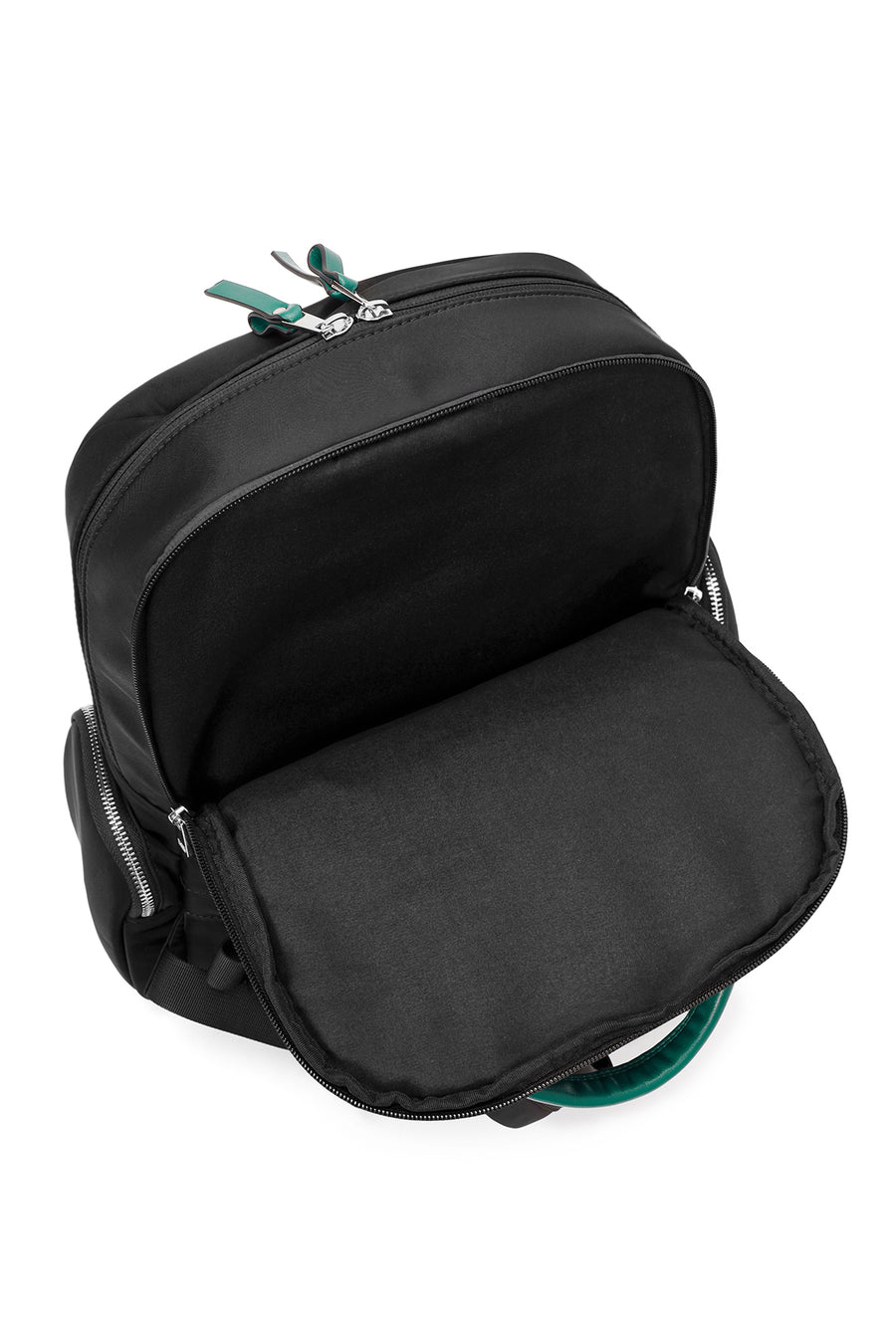 Women's Black Fabric Backpack