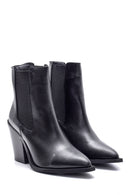 Women's Heeled Leather Boots | Derimod