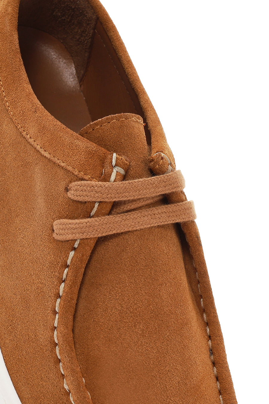 Men's Mustard Lace-Up Suede Leather Casual Shoes