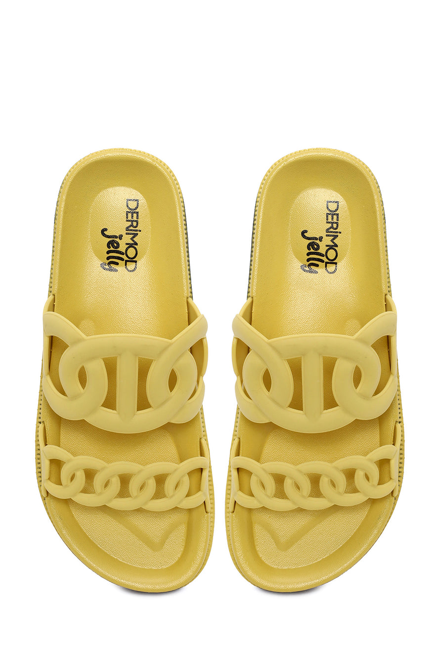 Woman Yellow Jelly Slipper