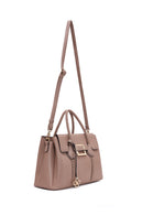 Women's Mink Long Strap Knit Detailed Handbag | Derimod