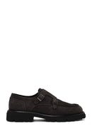 Male Fume Double-Buckle Thick-Soled Suede Casual Shoes | Derimod
