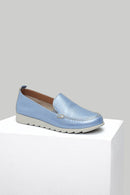 Blue Women's Leather Shoes | Derimod