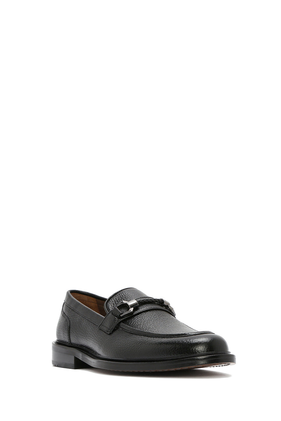 Men's Black Leather Classic Loafer
