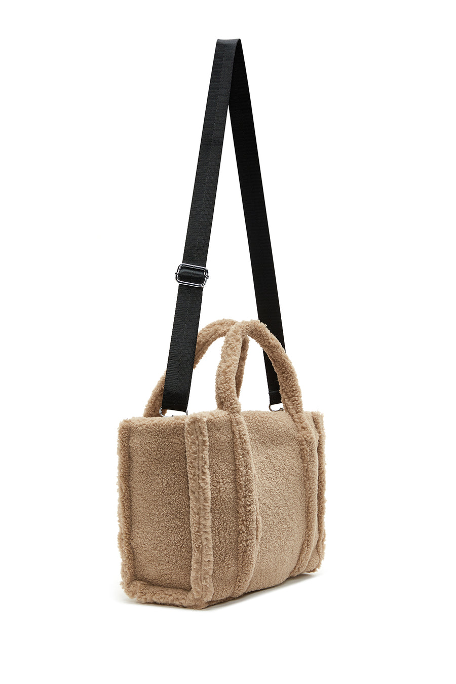 Women's Camel Plush Handbag