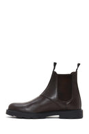 Men's Brown Leather Chelsea Boots | Derimod