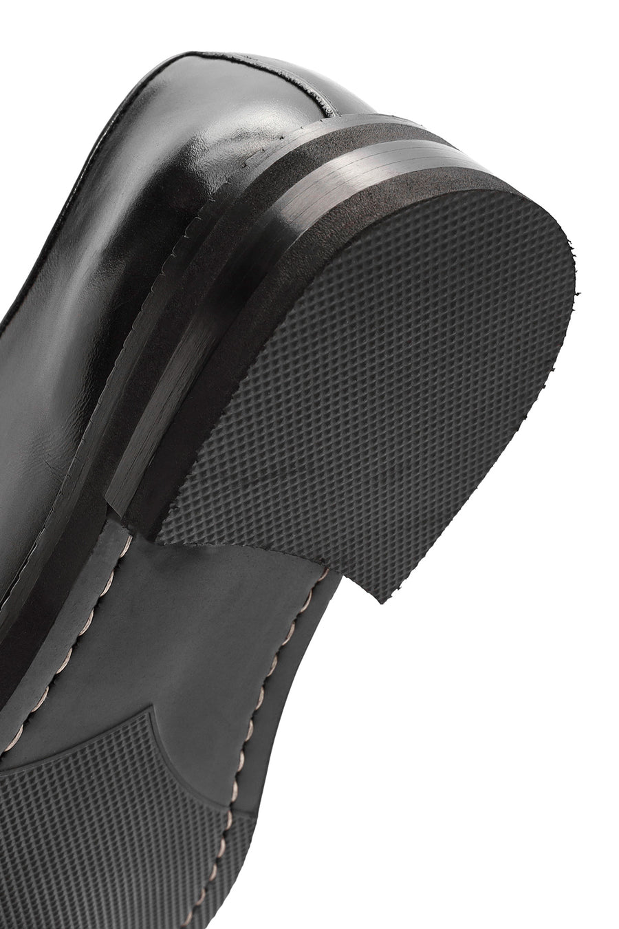 
Men's Black Lace-Up Leather Classic Shoes
