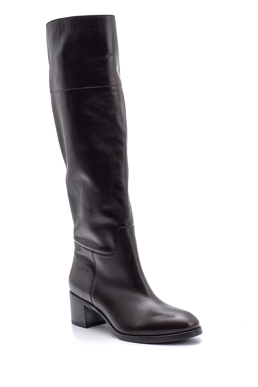 Women's Heeled Leather Boots