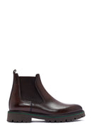 Men's Brown Leather Boots | Derimod