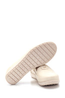 Kadın Bej Deri Comfort Loafer | Derimod