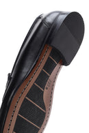 Men's Black Leather Classic Loafer | Derimod