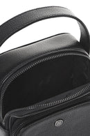 Men's Black Long Strap Leather Handbag | Derimod