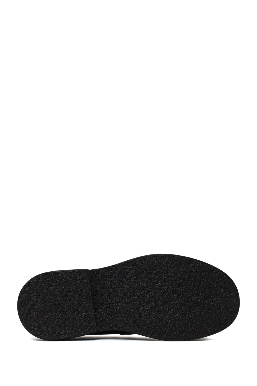 Erkek Siyah Kalın Tabanlı Deri Loafer