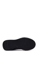 Woman Black Zip Closure Leather Comfort Boots | Derimod