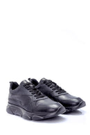 Men's Leather High-Sole Sneaker | Derimod