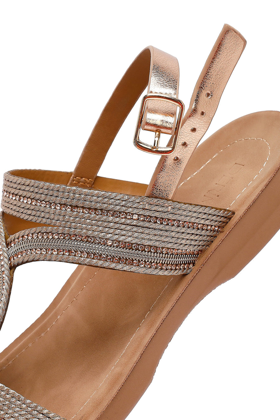 Women's Pink Stone Sandals