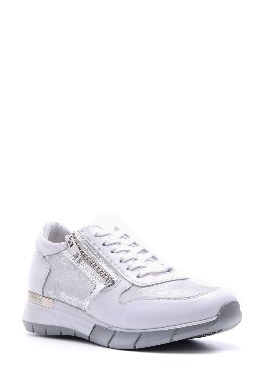 Kadın Fermuar Detaylı Sneaker