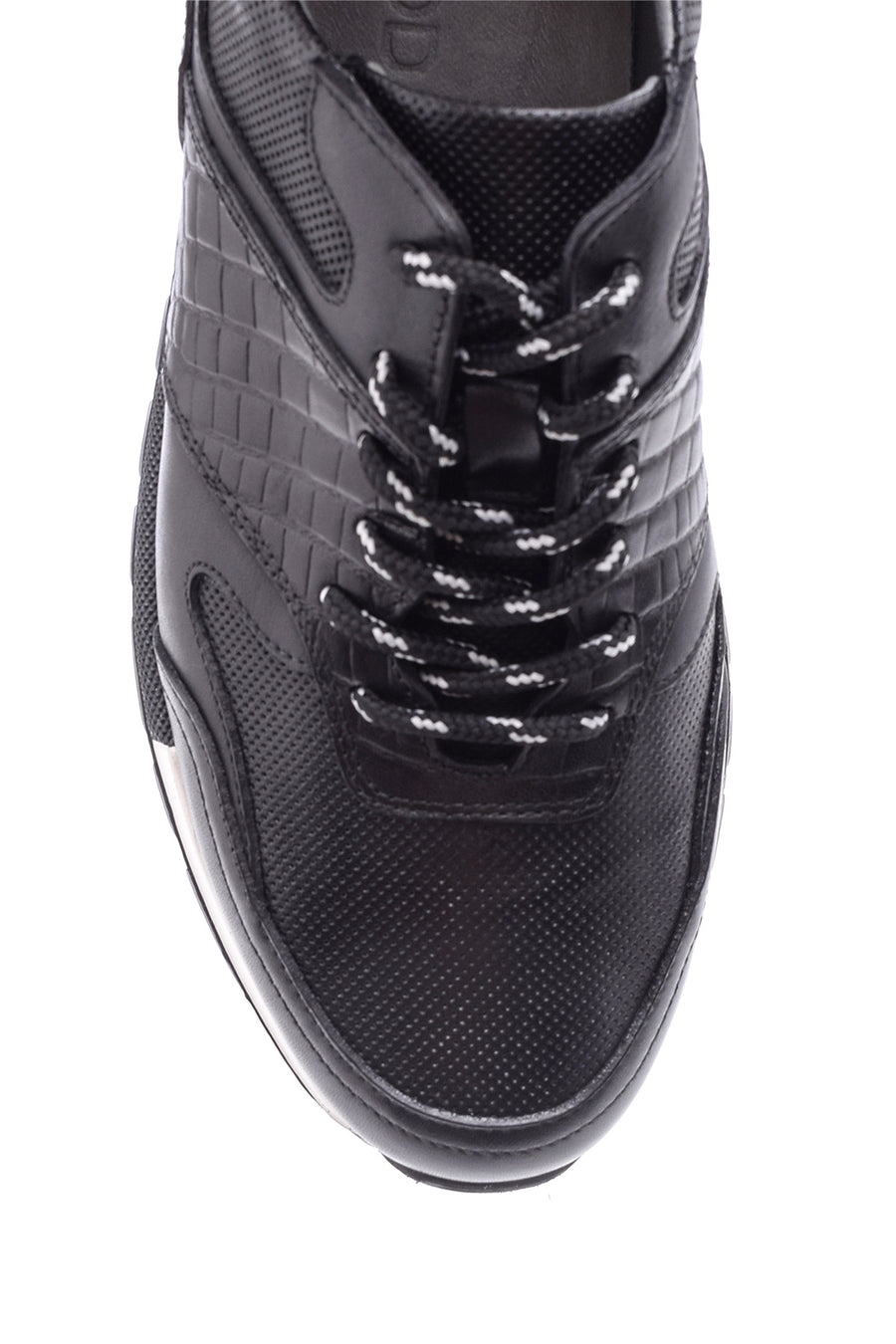 Men's Crocodile Detailed Leather Sneaker