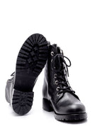 Women's Leather Zipper Detailed Boots | Derimod