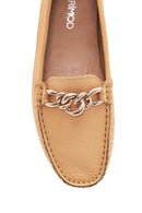 Kadın Bej Deri Loafer | Derimod