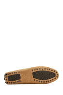 Kadın Camel Püsküllü Süet Deri Loafer | Derimod
