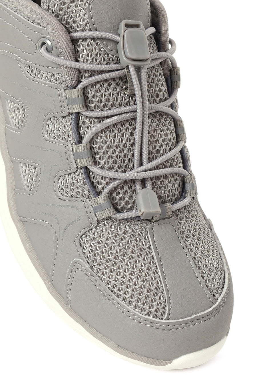 Woman Grey Thick-Soled Sneakers