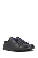 Camper Men's Black Peu Laced Leather Casual Sneaker | Derimod