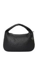 Women's Black Braided Shoulder Bag | Derimod