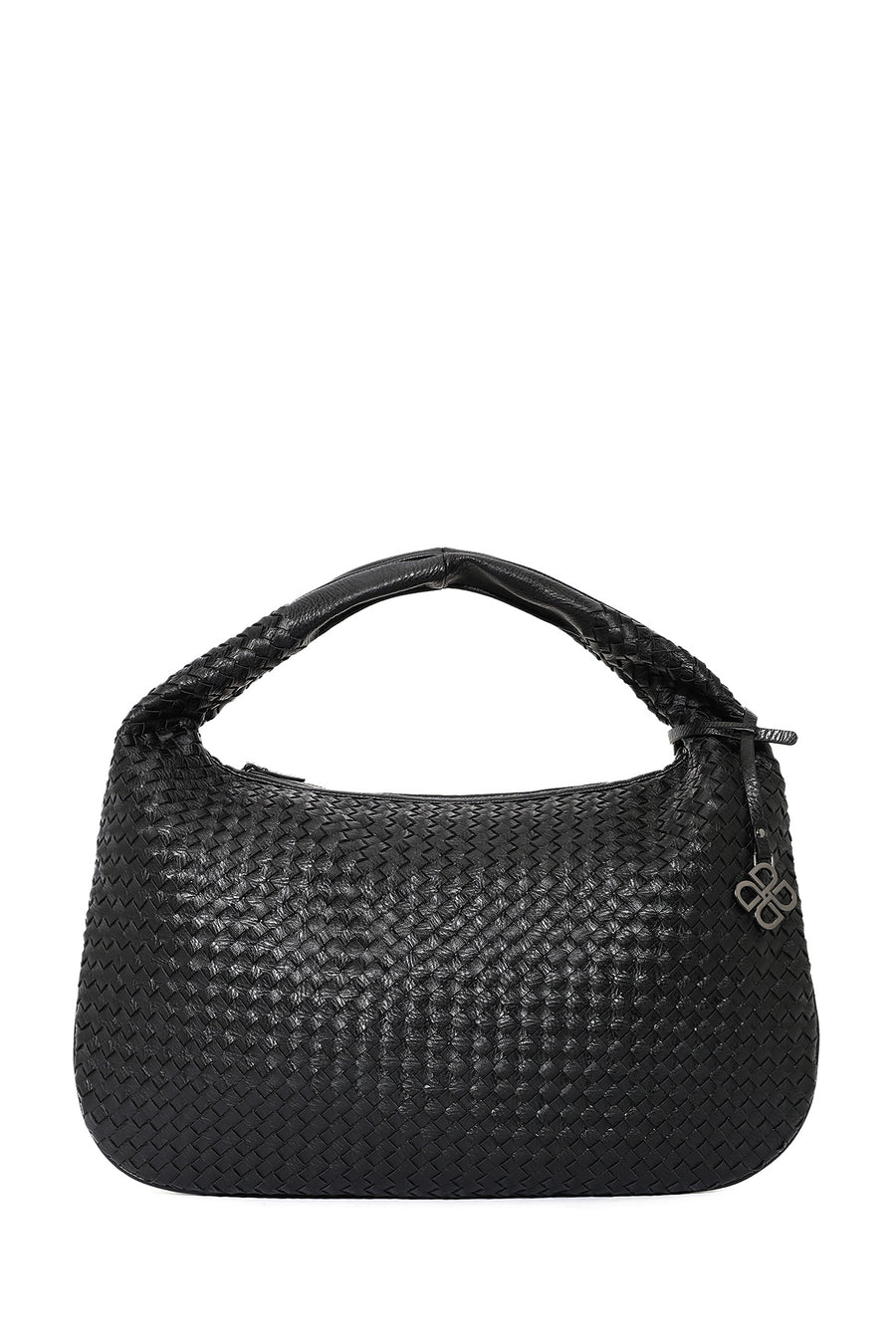 Women's Black Braided Shoulder Bag 24WBD252829 | Derimod