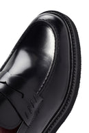 Men's Black Leather Casual Loafer | Derimod