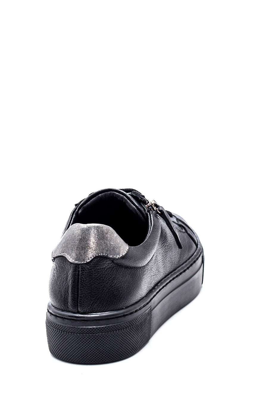 Women's Leather Zipper Sneaker