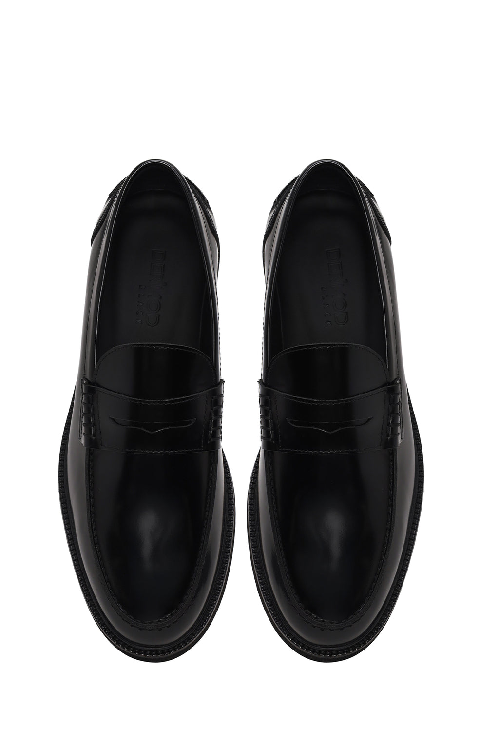 Erkek Siyah Deri Casual Loafer