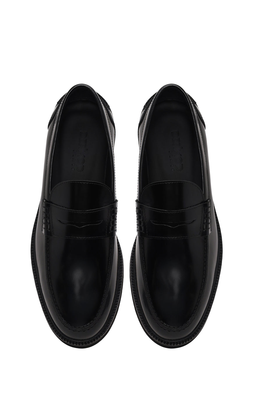 Erkek Siyah Deri Casual Loafer