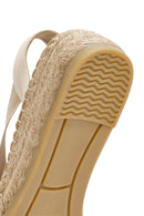 Women's Beige Fabric Sandals | Derimod