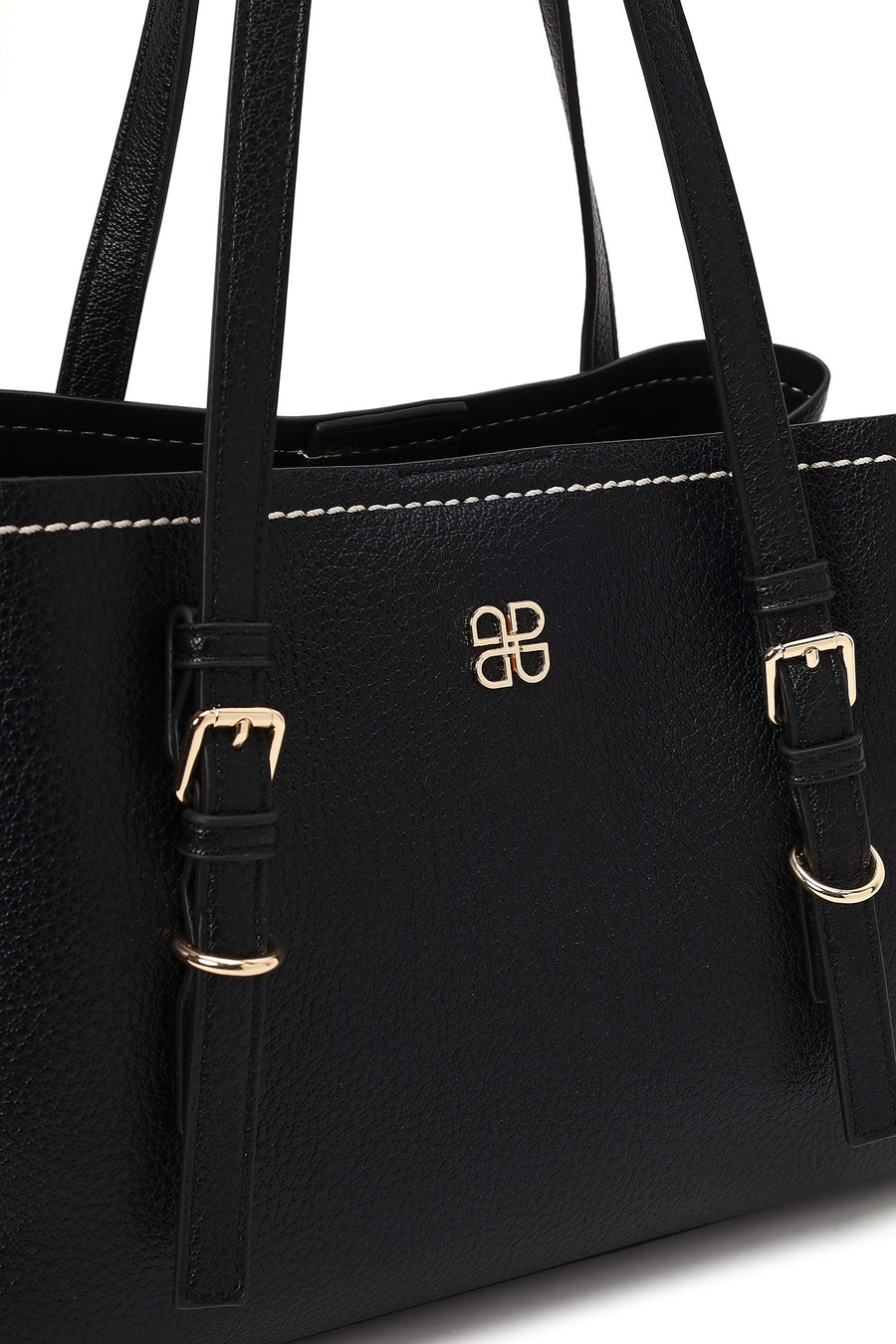 Woman Black Long-Strap Shoulder Bag